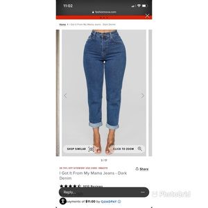 Fashion nova jeans